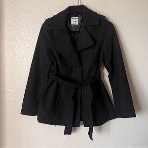 Old Navy Belted Peacoat XS Black